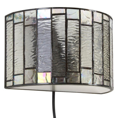 Waldorf Deco Glass Brown Art Deco Wall Light