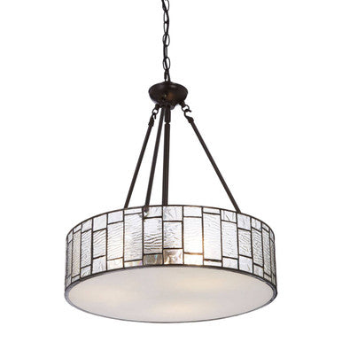 Waldorf Deco Glass Brown Art Deco Pendant Light