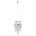 Lerici 2 Tier 6 Light Chrome Pendant 51Cm
