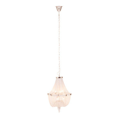Lerici 6 Light Chrome Pendant 39Cm