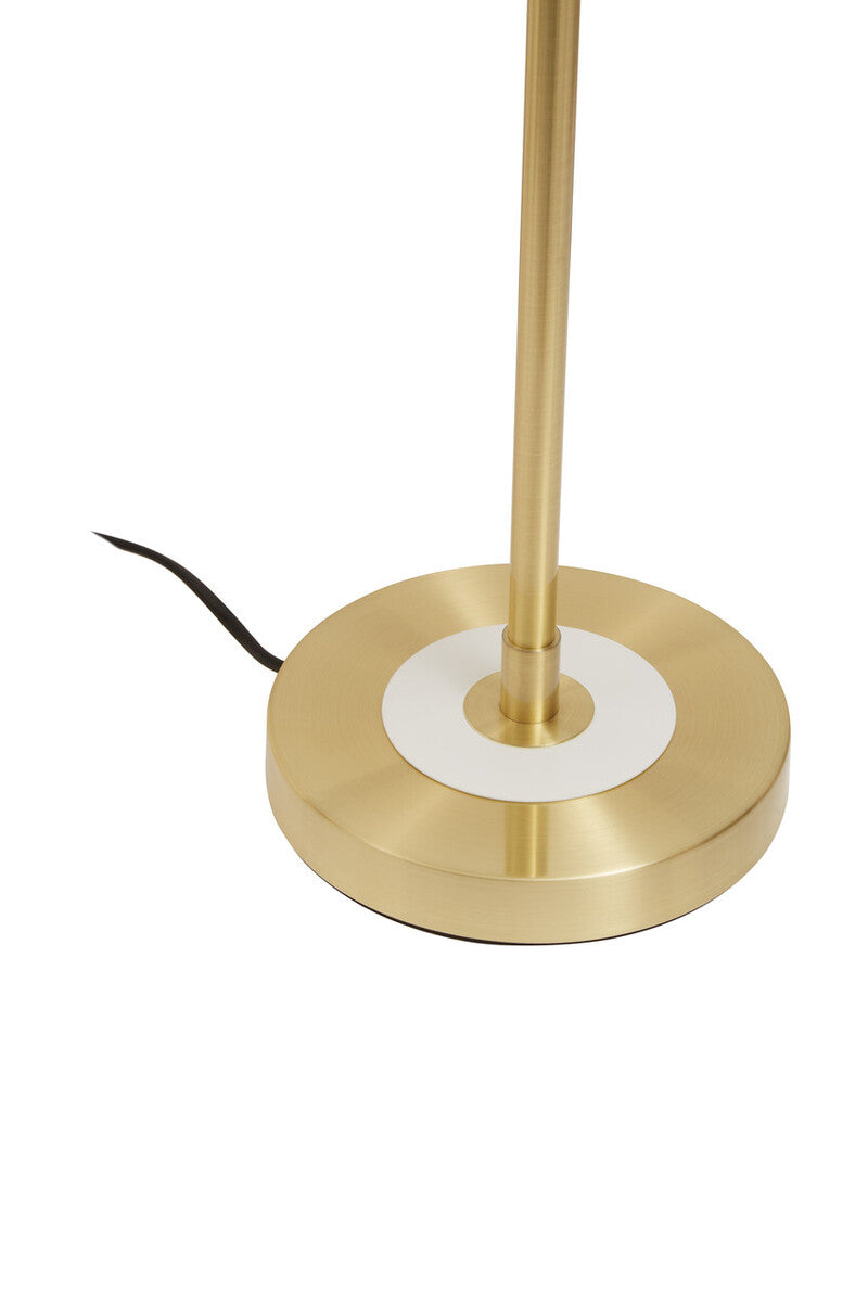 Rogano White Shade With Gold Frame Table Lamp