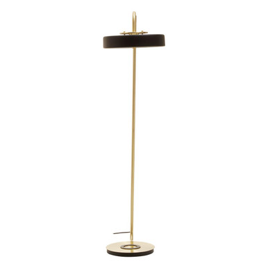 Rogano Matte Black Contemporary Floor Lamp