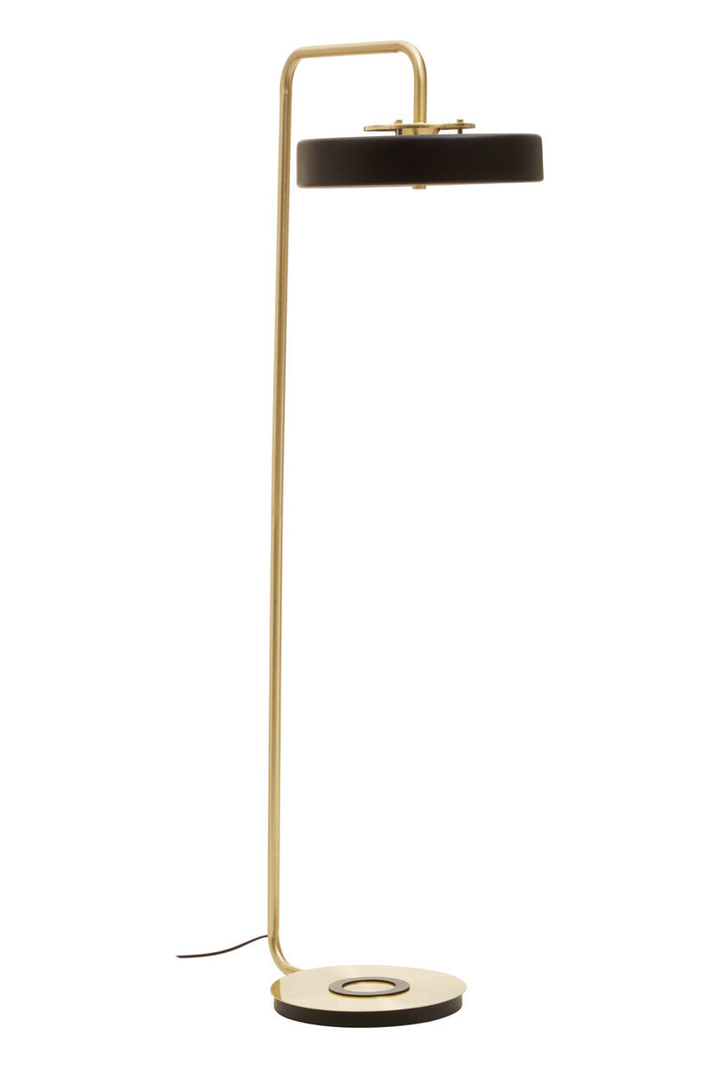 Rogano Matte Black Contemporary Floor Lamp