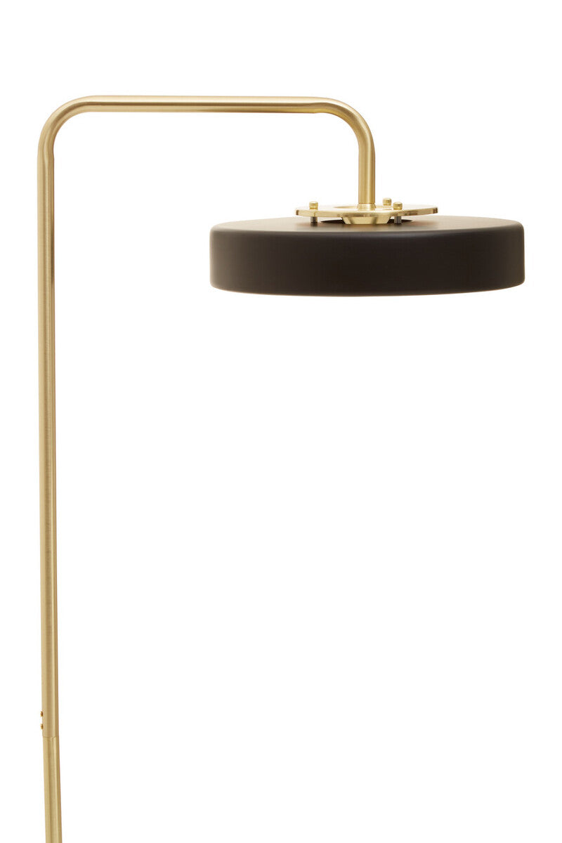 Rogano Matte Black Contemporary Floor Lamp