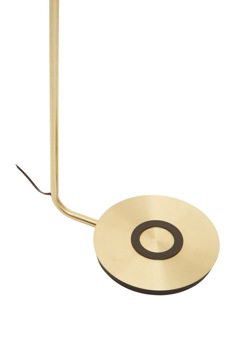 Rogano Matte Black Contemporary Floor Lamp