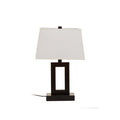 Leora Black & White Table Lamp