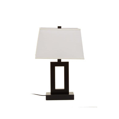 Leora Black & White Table Lamp