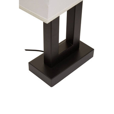 Leora Black & White Table Lamp