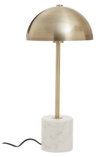 Murdoch Table Lamp With White Marble Base