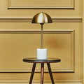 Murdoch Table Lamp With White Marble Base