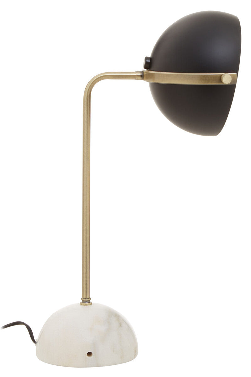 Murdoch Brass Table Lamp With Marble Base