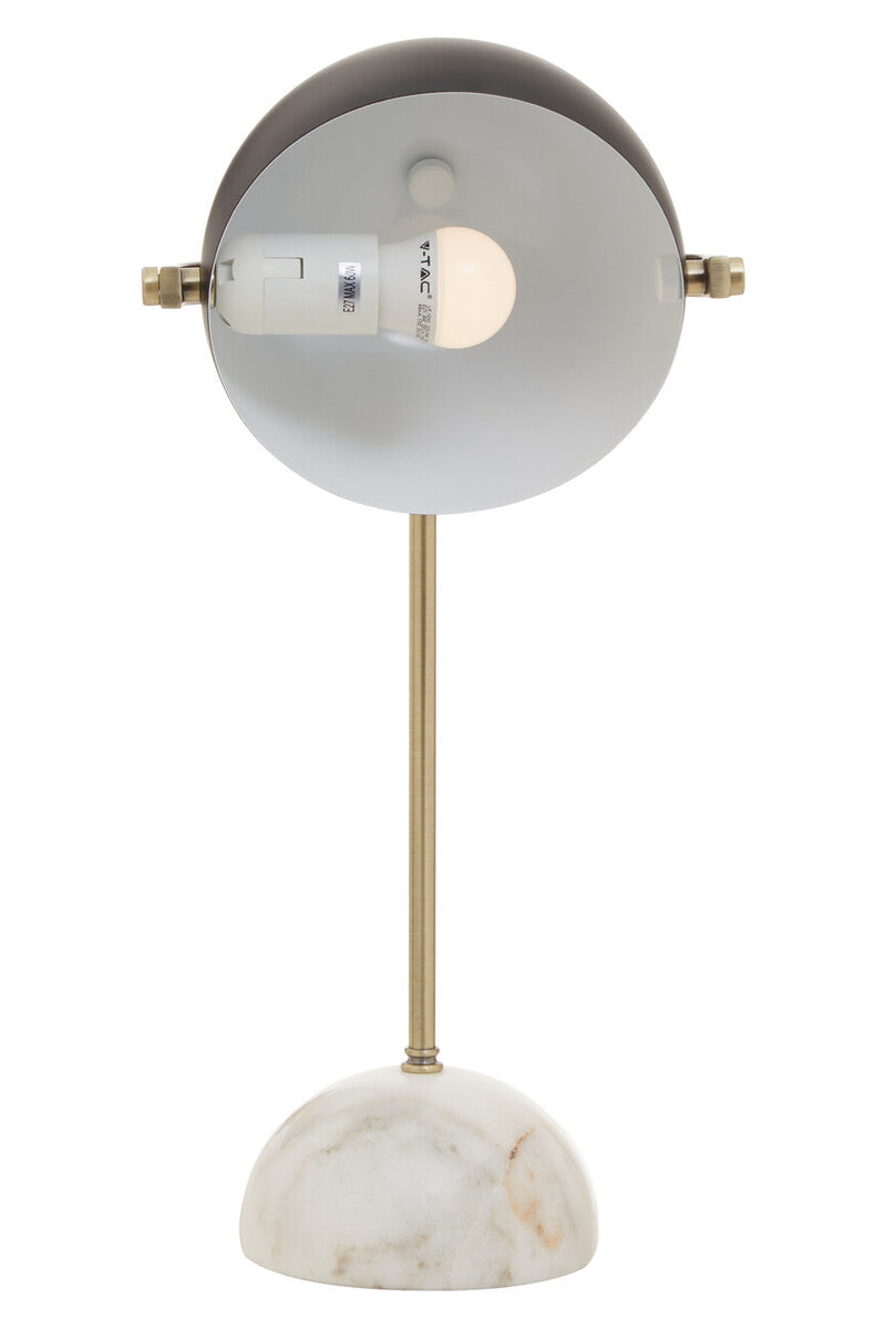 Murdoch Brass Table Lamp With Marble Base