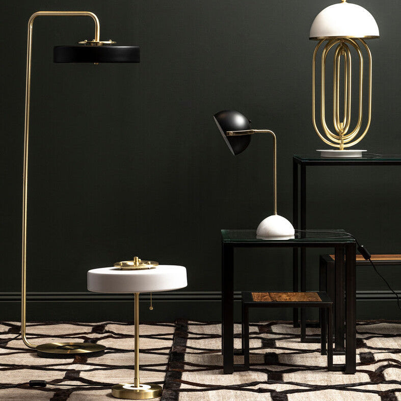 Murdoch Brass Table Lamp With Marble Base