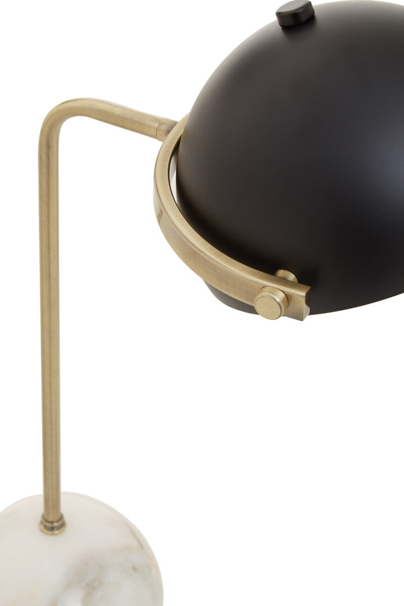Murdoch Brass Table Lamp With Marble Base