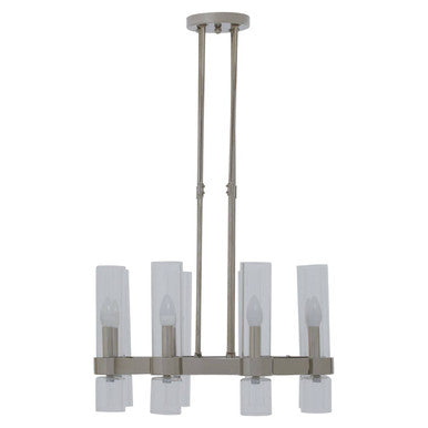 Alexis 8 Light Nickel Ceiling Light