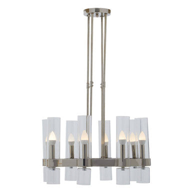 Alexis 8 Light Nickel Ceiling Light