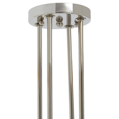 Alexis 8 Light Nickel Ceiling Light