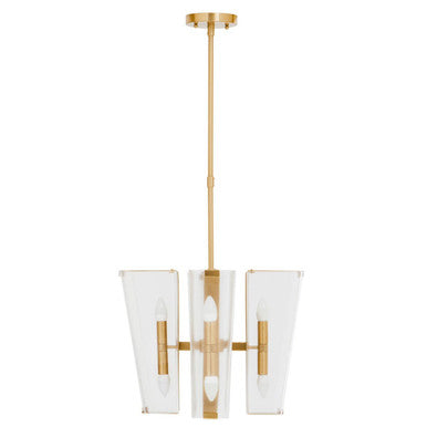Celeste Antique Brass Pendant Light