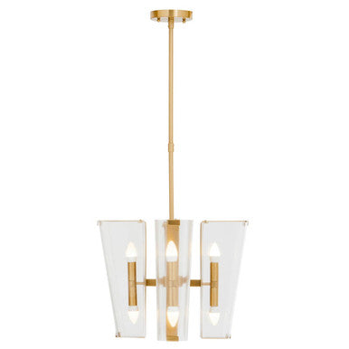Celeste Antique Brass Pendant Light