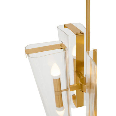 Celeste Antique Brass Pendant Light