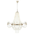 Elena 8 Bulb Seashell White Chandelier