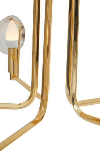 Glamour Gold & Agate 10 Light Ceiling Light