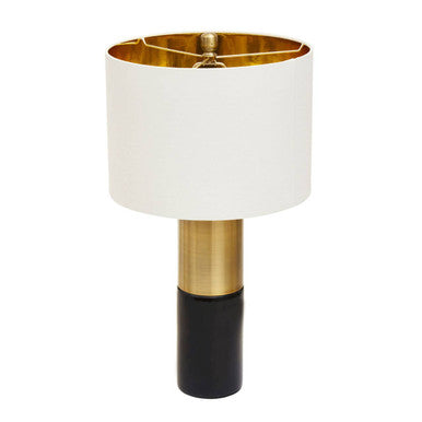 Edgar Black Marble & Gold Table Lamp