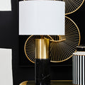 Edgar Black Marble & Gold Table Lamp