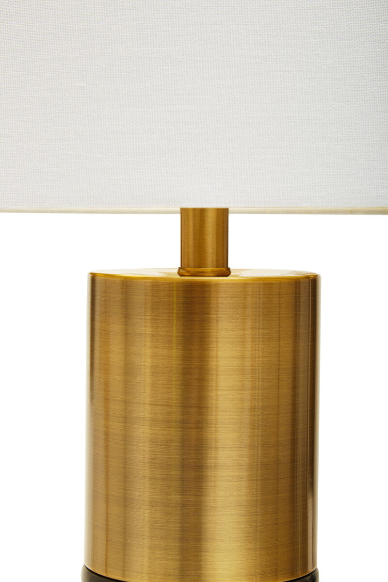 Edgar Black Marble & Gold Table Lamp