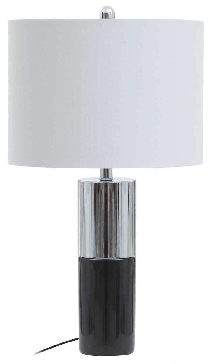 Edgar Black Marble & Chrome Table Lamp
