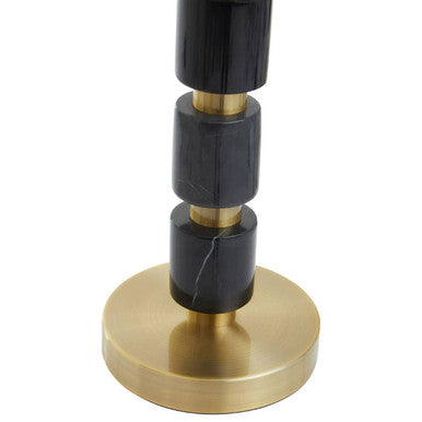 Elin Black Marble & Brushed Gold Table Lamp