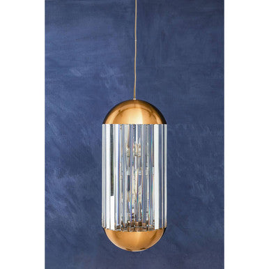 Kensington Townhouse Bronze 6 Bulb Pendant Light