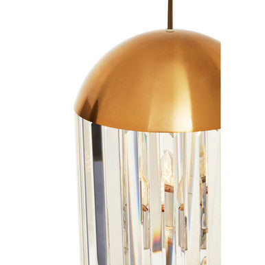 Kensington Townhouse Bronze 6 Bulb Pendant Light