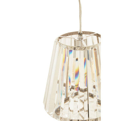 Kensington Townhouse Crystal Chrome Contemporary Pendant Light