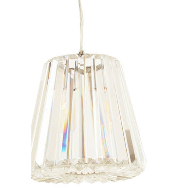 Kensington Townhouse Crystal Chrome Contemporary Pendant Light