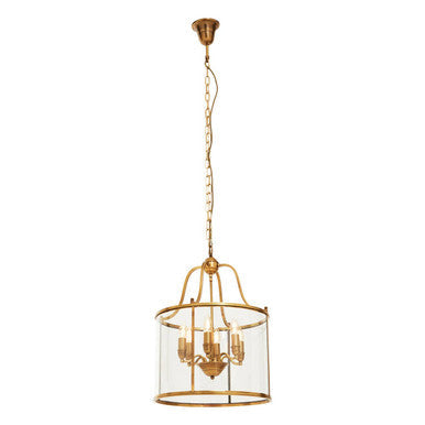 Hampstead Brass 6 Bulb Pendant Light