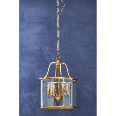 Hampstead Brass 6 Bulb Pendant Light