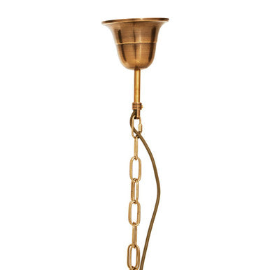 Hampstead Brass 6 Bulb Pendant Light