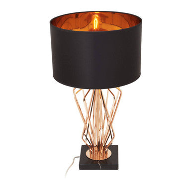 Kensington Townhouse Marble Black Table Lamp
