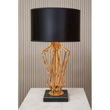 Kensington Townhouse Marble Black Table Lamp