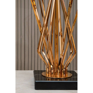 Kensington Townhouse Marble Black Table Lamp