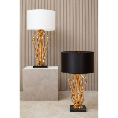 Kensington Townhouse Marble Black Table Lamp