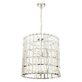 Karli Chrome & Glass Vertical Light