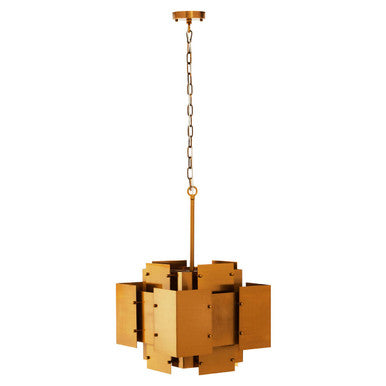Karlo Metal Brass Pendant Light With Four Bulbs
