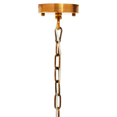 Karlo Metal Brass Pendant Light With Four Bulbs