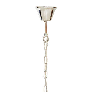Karlo Pendant Light In Clear Acrylic & Chrome