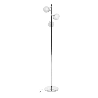 Karter Chrome Table Lamp With Three Lights
