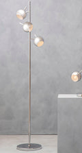 Karter Chrome Table Lamp With Three Lights
