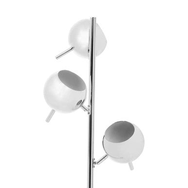 Karter Chrome Table Lamp With Three Lights