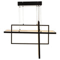 Trieste Overlapped Black Pendant Light